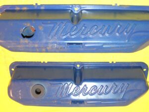 1965 1966 1967 1968 Mercury Script ORIG 390 410 427 428 PENT ROOF VALVE COVERS