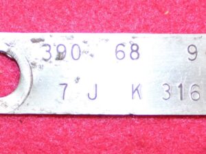 1968 Ford Fairlane Torino Ranchero Galaxie Montego ORIG 390 2V ENGINE I.D. TAG