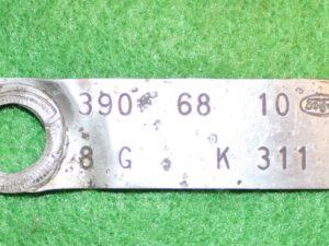 1968 Ford Fairlane Torino Ranchero Montego Cyclone ORIG 390 2V ENGINE I.D. TAG