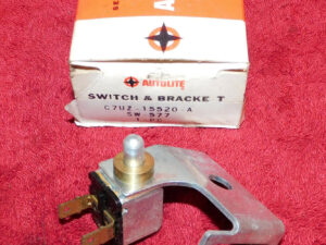 1967 Ford Econoline / Falcon Van Truck NOS BACK-UP LAMP SWITCH & BRACKET