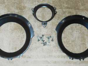 1967 1968 Mercury Cougar 6.5 Litre Gte ORIG STANDARD DASH GAUGE LENS MOUNT RINGS