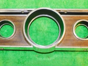 1965 1966 Mustang Fastback GT Pony Conv ORIG WOOD GRAIN GAUGE CLUSTER TRIM BEZEL