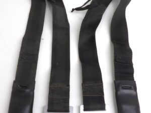 1968 1969 Mustang Fastback Mach 1 Cougar ORIG BLACK SHOULDER HARNESS SEAT BELTS