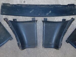 1967 1968 Mustang GT A Shelby ORIG FASTBACK INTERIOR REAR UPPER TRIM PANELS SET