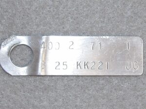 1971 Torino Ranchero Galaxie LTD Montego Marquis ORIG 400 2V CALI ENGINE ID TAG