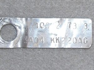 1973 Torino Ranchero Galaxie LTD Montego Marquis ORIG 400 2V CALI ENGINE ID TAG