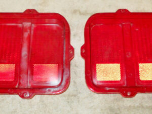 1970 Mustang Fastback Coupe Convertible Mach 1 Boss ORIG REAR TAIL LIGHT LENSES