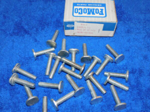 1955 1956 1957 Ford Thunderbird NOS 4-WAY POWER SEAT BACK STOP & ADJUSTER BOLTS