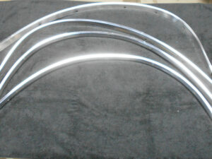 1969 1970 1971 Lincoln Mark III ORIG FRONT & REAR WHEEL WELL LIP TRIM MOLDINGS