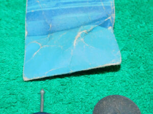 1969 Ford Thunderbird Hardtop Sedan Landau NOS BLUE VINYL SEAT UPHOLSTERY BUTTON