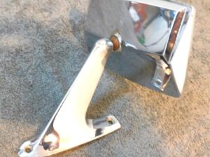 1969 1970 Ford Mustang Fastback Coupe GT Convertible ORIG LH CHROME DOOR MIRROR