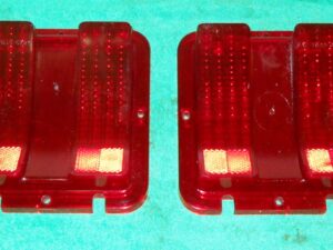1967 1968 Mustang Fastback GT Coupe GTA Convertible ORIG REAR TAIL LIGHT LENSES