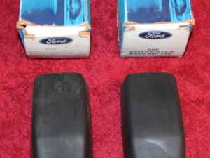 1973 Ford Mercury Capri NOS FRONT BUMPER GUARD RUBBER PADS