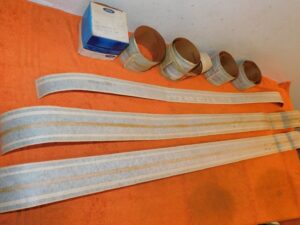 1969 Mustang Mach 1 Fastback NOS BLACK / GOLD MACH 1 COLOR STRIPE KIT