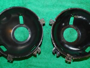1973-1977 Ford F100 F150 F250 F350 Truck NOS FRONT LH+RH HEAD LIGHT BUCKETS