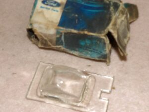 1960-1963 Falcon Ranchero Comet 62-64 Fairlane NOS REAR LICENSE PLATE LAMP LENS