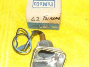 1962 Ford Fairlane 500 Sedan Coupe Wagon NOS LH FRONT PARKING LAMP DOOR & BODY