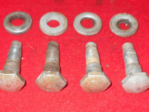 1966 1967 1968 Mustang Convert GT A Shelby Cougar Xr7 ORIG FRONT SEAT BELT BOLTS