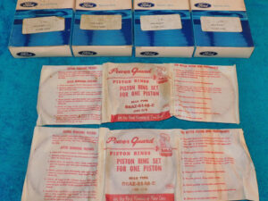1963-64 Ford Mustang Fairlane Falcon Galaxie Comet NOS 260 .030 PISTON RINGS SET