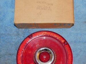 1965 Ford Custom 500 2-D 4-D Sedan ORIG NOS REAR TAIL LIGHT LAMP LENS w/o BACKUP