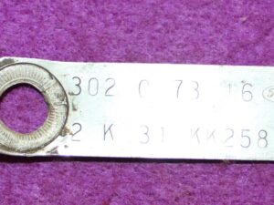 1973 Ford Mustang Mach 1 Torino Maverick Comet ORIG 302 2V A/C ENGINE ID TAG