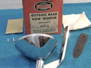 1960-1962 Fairlane Galaxie 1961-62 Falcon Ranchero NOS LH REAR VIEW DOOR MIRROR
