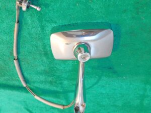 1970 Mustang Fastback Coupe Grande Convertible ORIG LH CHROME REMOTE DOOR MIRROR