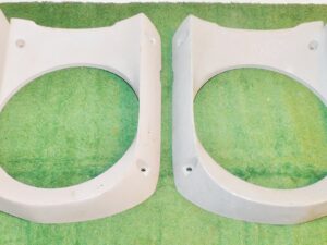 64-66 Mustang Fastback Cp Convertible GT Shelby NOS LH+RH FENDER HEAD LAMP DOORS