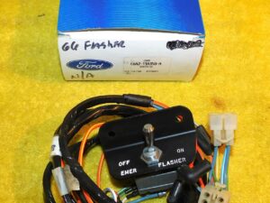 1966 Ford Mustang Fairlane Galaxie Mercury NOS EMERGENCY FLASHER SWITCH & WIRING