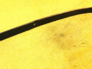 1965 1966 Mustang GT Shelby ORIG FASTBACK INSIDE REAR BELT L CORNER TRIM MOLDING