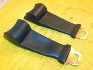 1966 1967 Mustang Fastback Coupe GT Cougar ORIG BLUE STNDRD SEAT BELT RETRACTORS