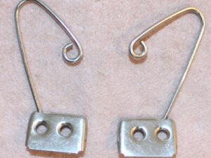 1967 1968 Mustang Fastback Coupe GT Cougar ORIG SHOULDER BELT COAT HOOK HANGERS