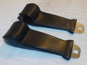 1965 1966 1967 Mustang GT GTA Cougar Xr7 ORIG BLACK DELUXE SEAT BELT RETRACTORS