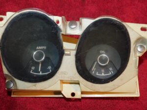 1971 1972 1973 Cougar XR7 Hardtop Convertible ORIG XR7 DASH AMPS OIL GAUGE POD