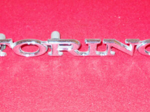 1971 Torino 500 GT Brougham Fastback Conv ORIG REAR QUARTER PANEL TORINO EMBLEM