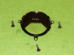 1967 1968 Mercury Cougar XR7 GT XR7-G GTE ORIG DASH FUEL GAS GAUGE LENS + BEZEL