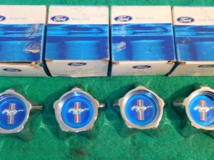 1967 Mustang GT GTA Fastback Coupe Convrt NOS STYLED STEEL WHEEL CENTER HUB CAPS