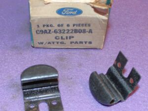 1969 Galaxie 500 XL LTD Monterey Marquis X100 Marauder NOS DOOR WINDOW TOP CLIPS