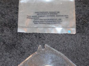 1967 1968 Mustang Fastback GT GTA Shelby NOS FUEL or TEMPERATURE GAUGE DIAL LENS