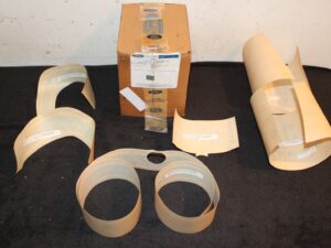 1971 1972 Mustang Mach1 NOS ARGENT MACH 1 TRUNK BODY STRIPE L+R FENDER DECAL KIT