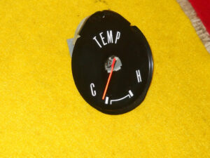 1964 1965 Mustang Convertible Coupe Fastback Shelby Falcon ORIG DASH TEMP GAUGE