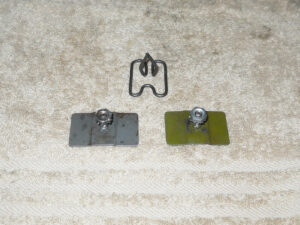 1968 1969 Thunderbird Hardtop Landau ORIG REAR SEAT UPPER TRIM MOUNTING CLIPS