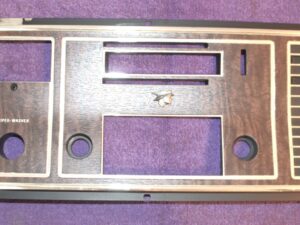 1968 Monterey Montclair Park Lane Marquis NOS DASH FINISH RADIO PANEL BEZEL