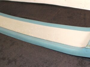 1967 1968 Mustang Coupe GT GTA ORIG AQUA OVER HEAD ROOF CONSOLE 67 Aluminum