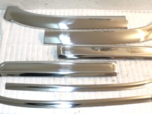 1969 1970 Mustang GT Shelby Cougar ORIG CONVERTIBLE WINDSHIELD TRIM MOLDINGS SET