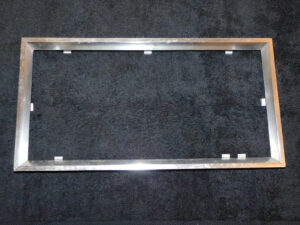 67-71 Ford Mercury Lincoln NOS DELUXE ACCESSORY FRONT - REAR LICENSE PLATE FRAME